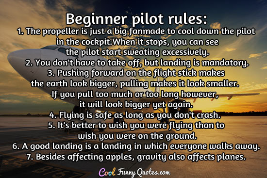Pilot rules