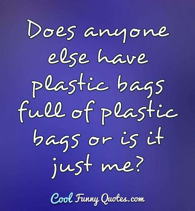 plastic bags full of bags