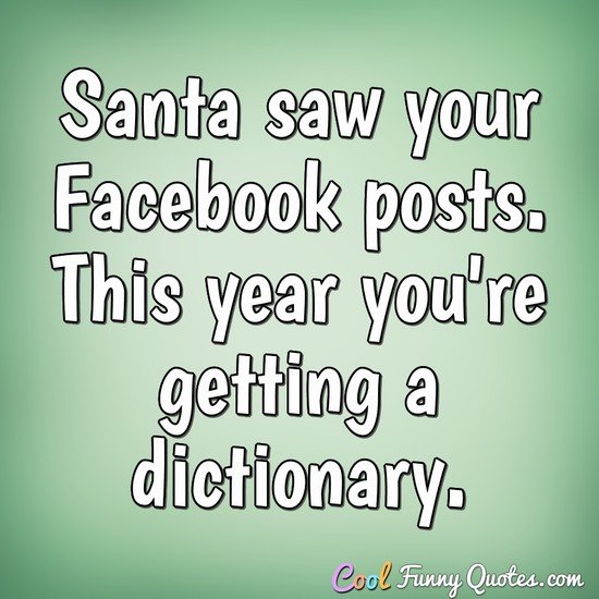 funny things to say on facebook